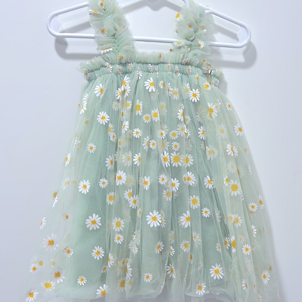 Sunflower Easter dress tutu style